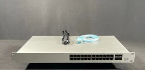 Cisco Meraki MS120-24P-HW 24Port PoE Ethernet Switch / Unclaimed-Fast Shipping - Picture 1 of 5