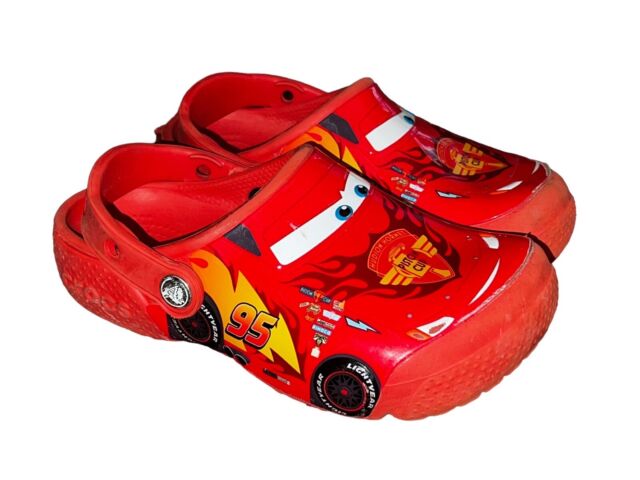 Crocs Lightning McQueen Disney Pixar Cars Piston Cup Red Toddler Size C12 12