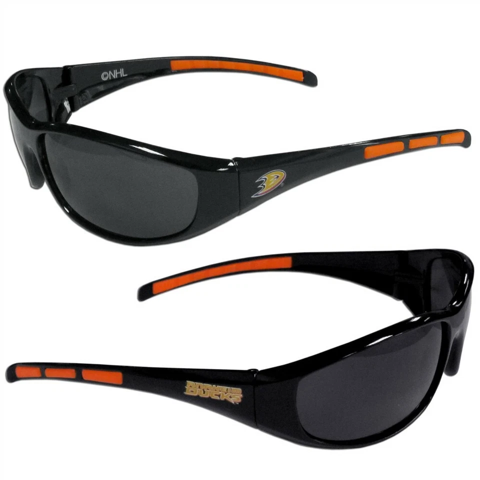 Anaheim Ducks Wrap Sunglasses Sports NHL Shades Hockey Glasses Logo Fan Team - Image 1 of 1