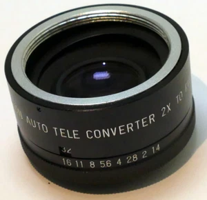 Camron 2X M42 Lens Tele-converter for Pentax - Universal mount w/ aperture ring - Picture 1 of 12