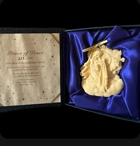 1996 Millenium Ornament from Roman -Peace On Earth Religion Jesus Christmas - Picture 1 of 6