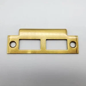 Schlage 10-072 Mortise Strike Satin Brass 4-7/8" H x 13/16" Lip L9000 Mortise - Picture 1 of 7