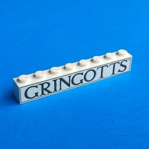 LEGO HARRY POTTER CASTLE GRINGOTTS BLOCK 1X8 BRICK 1 X 8 LEGOS - Picture 1 of 1