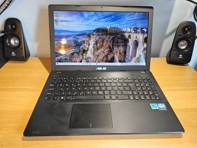 15" ASUS X551 Core i3-3217U 1.8GHz 4GB 128GB SSD Black Windows 10 Laptop - Image 1 of 4