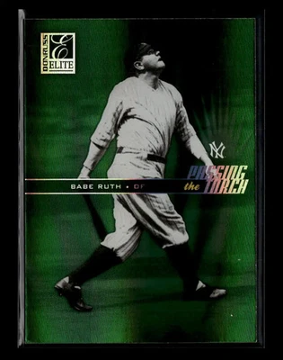 Babe Ruth 2004 Donruss Elite Pasando la Antorcha - Verde #27 #/500 Foto 1 de 2