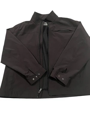 Chaqueta JOHNSTON & MURPHY, Cremallera Completa, Negra | Para hombres: XXL Foto 1 de 4