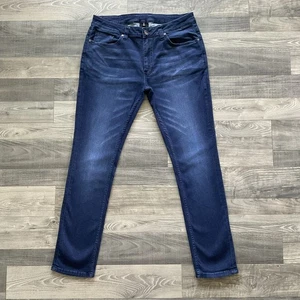 Gongshow Hockey Legs Slim Straight Coolmax Jeans Men’s 34x32 Dark Blue Wash - Picture 1 of 13