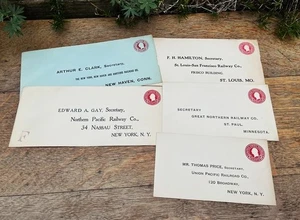 Lot of Vintage Early 1900's Railroad Company Envelopes - Picture 1 of 2