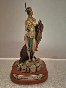 Figurina Don Polland Chilmark Principessa Kiowa in pregiato peltro numerata vedi foto/note - Foto 1 di 17