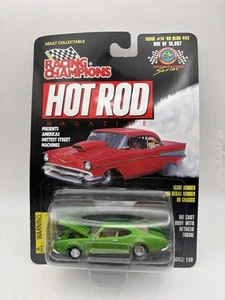Racing Champions Hot Rod Issue #4 '69 Olds 442 Green - Imagen 1 de 2