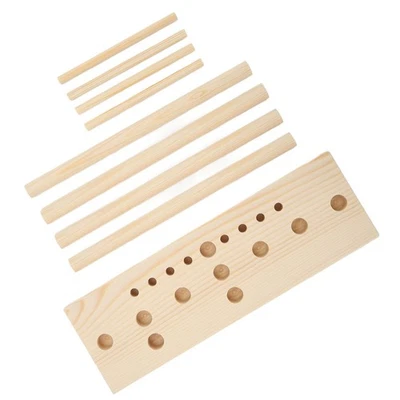 MARKENLOS Bow Maker Für Band Holz Multi Size Einstellbar Mit Holzbrett-Sticks Für Die