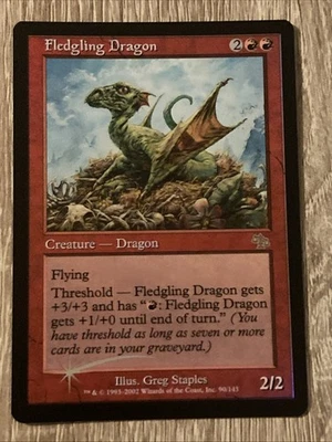 Fledgling Dragon Foil Judgement - Near Mint - Image 1 of 2