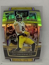 2021 Panini Select Football Pat Freiermuth RC Black & Yellow Concourse Prizm #59