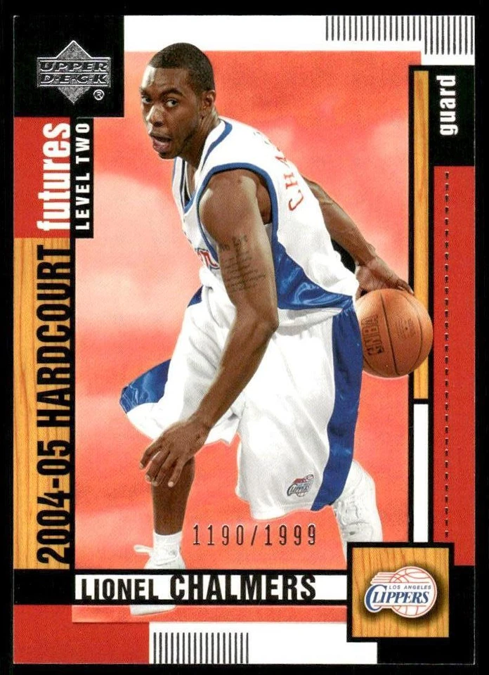 Lionel Chalmers Rookie 2004-05 Upper Deck Hardcourt #123 #/1999 45201 - Image 1 of 2