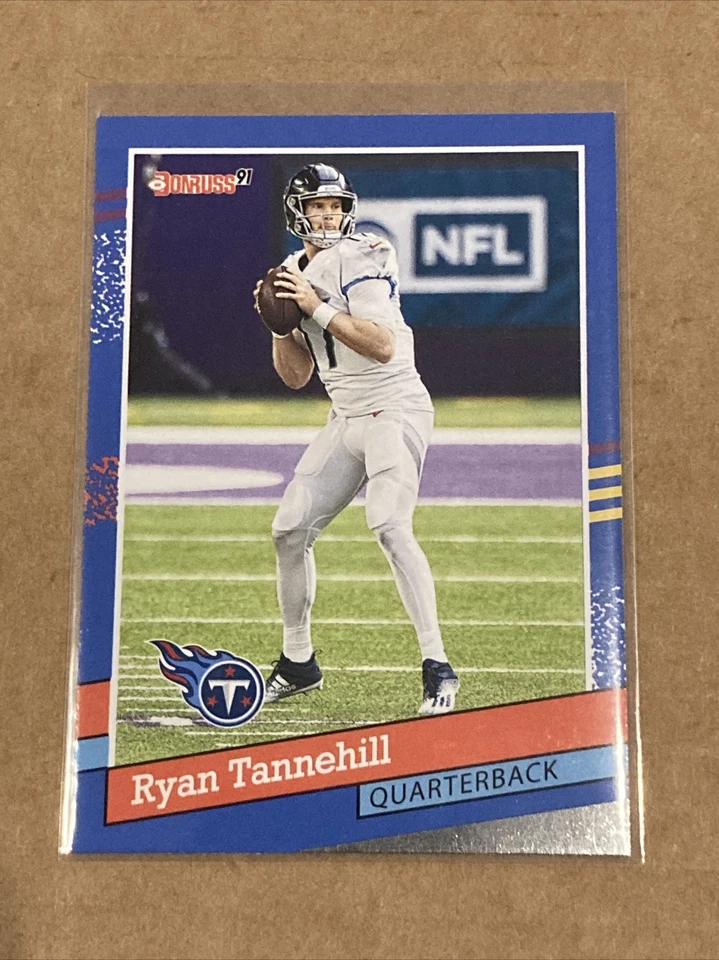 2021 Panini DONRUSS FOOTBALL RYAN TANNEHILL #91-26 DONRUSS 1991 RETRO Insert - Image 1 of 2