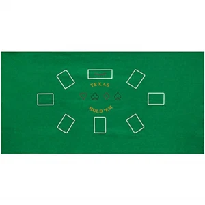 36x72" Casino Hold'em Poker Layout Felt, Hold'em Poker Tabletop Mat Accessories - Picture 1 of 4