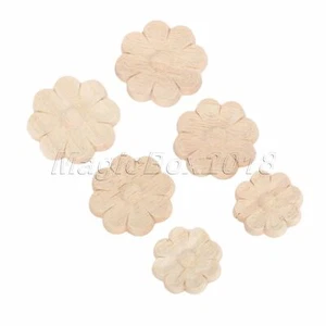 Exquisite Carved Decal Onlay Applique Bookcase Frame Door Woodcarving  Decor DIY - Picture 1 of 17