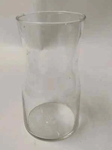Set of 4 Small Glass Vases 7" Clear Glass Flower Vase Modern Table (HOME53) - Picture 1 of 4