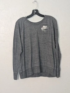 Nike grey top long sleeve shirt women's medium - Picture 1 of 2