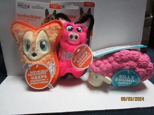 Outward Hound Assorted Squeak Dog Toys Bundle LOT LOT OF 3 for little dogs!!! - Picture 1 of 1