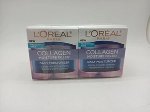 L’Oreal Paris Collagen Moisturizer – Daily Hydrating Cream, 2 Pack, 1.7 oz Each - Picture 1 of 4