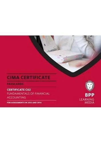 CIMA - Fundamentals of Financial Accounting: Certificate paper C02: Passcards - Image 1 of 1