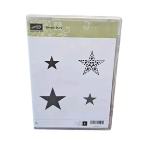 Stampin' Up! SIMPLY STARS Unmounted Rubber Stamps Texas American July 4 Unused - Picture 1 of 2