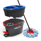 Spin Mop Bucket System Triangular Mophead Separate Tanks Foot-Activated O-Cedar
