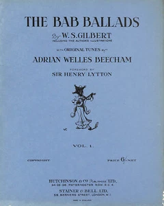 The Bab Ballads Volume 1 including the Author's illustrations. With original t.. - Bild 1 von 1