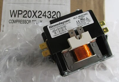 GE P/N WP20X24320 COMPRESSOR RELAY GOODSPEC HLC-1NU01AAC FRIEDRICH VERT-I-PAK - Image 1 of 2