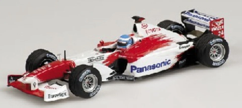 1 43 MINICHAMPS 400020024 Panasonic Toyota Tf102 Avex Decal M.salo #24