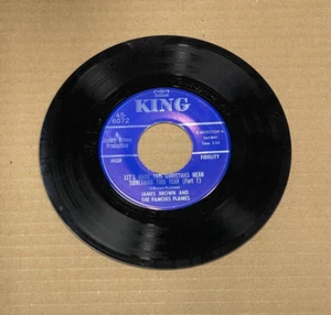 JAMES BROWN LET'S MAKE CHRISTMAS MEAN SOMETHING THIS YEAR KING 45 6072 - Picture 1 of 2