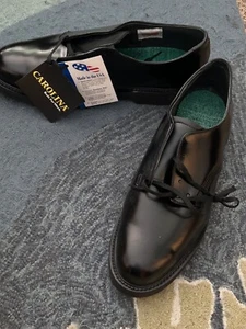 Carolina Uniform Service UNIFORM OXFORD antiscivolo NUOVO USA taglia 14 4E nero - Foto 1 di 14