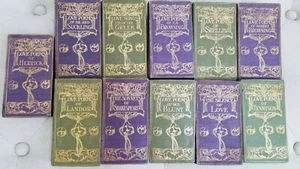 Rare Antique Lovers Library Collection Miniature Books Author Shakespeare &More - Picture 1 of 12