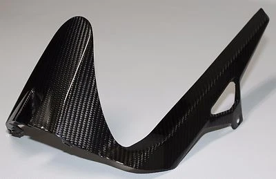 Rear Hugger w/ Chain Guard - 100% Carbon Fiber 2014-2021 Ducati Monster 821 - Изображение 1 из 4