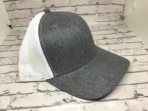 Trucker Hat Mesh Baseball Snapback Cap Flat Visor blank new - Picture 1 of 3