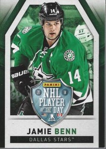 2013-14 Panini Player of the Day Thick Stock #4 Jamie Benn - NM-MT