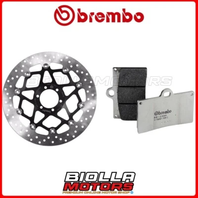KIT PASTIGLIE + DISCO BREMBO CAGIVA MITO 525 SP 125 2010 ANTERIORE [RC - Flottan Foto 1 de 4
