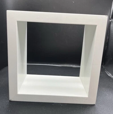 Square Floating Wall Mount Cube Shelf- 6” X 3.5”-white - Image 1 of 4
