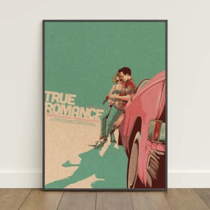 True Romance Poster | Retro Print | Wall Art 2 - Picture 1 of 3