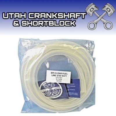 НОВЫЙ SPI ПРОЗРАЧНЫЙ ИДЕНТИФИКАТОР ТОПЛИВОПРОВОДА 5/16 ДЮЙМА ПРЕДВАРИТЕЛЬНО НАРЕЗАННЫЙ ДО 10 ФУТОВ POLARIS HONDA KAWASAKI YAMAHA - Изображение 1 из 4