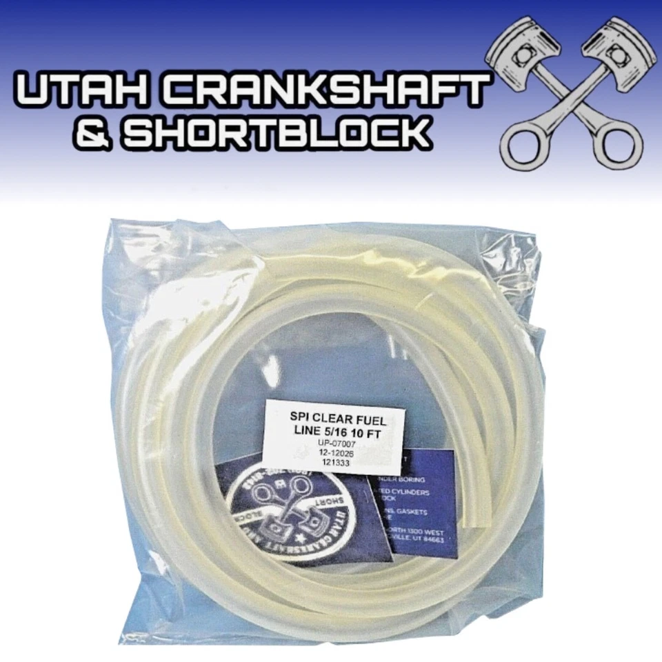 NEW SPI CLEAR FUEL LINE ID 5/16" PRE-CUT TO 10 FT POLARIS HONDA KAWASAKI YAMAHA - Image 1 of 4