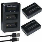 2X Replacement LP-E17 Battery+charger for Canon EOS RP Mirrorless Digital Camera