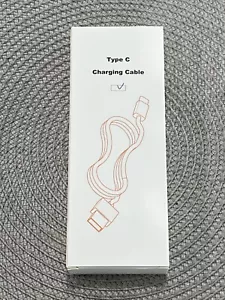 White 9FT Type C USB Charging Cable with Box - Set of 2 Cables - Picture 1 of 4