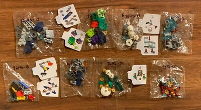 Lego Super Heroes 76196 Advent Calender 2021 8 New, Sealed Bags Iron Man Snowman - Image 1 of 4