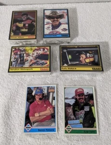Lot of 4 Sealed New Vintage 1991 Traks Racing Nascar Cards Set w/ 2 Additional  - Picture 1 of 3