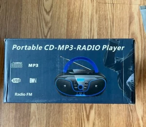 LONPOO Stereo CD Ghettoblaster Tragbar Bluetooth Digital Tuner FM Radio LP-D02 NEU - Bild 1 von 7
