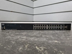 Cisco SG250-26HP 26 Port Gigabit PoE Smart Switch FREE UK Post - Afbeelding 1 van 8