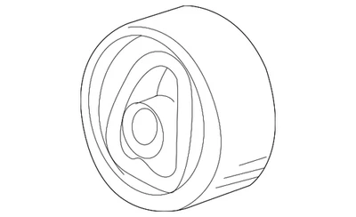 Genuine  1998-2002 BMW Z3 - Differential Carrier Rubber Mount 33-17-2-228-425 - Image 1 of 2