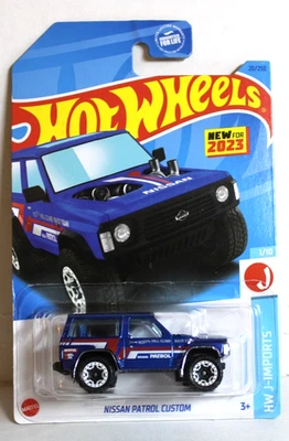 Nissan Patrol Custom #20/250 azul Hot Wheels 2023 HW J-Imports 1/10 - nuevo Foto 1 de 2